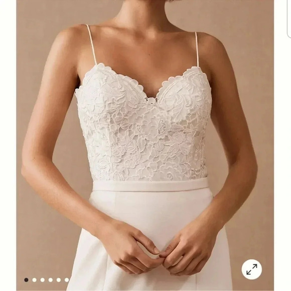 NWT Catherine Deane BHLDN Havanna Corset Top Lace Bridal Wedding Ivory 4 - Picture 16 of 16